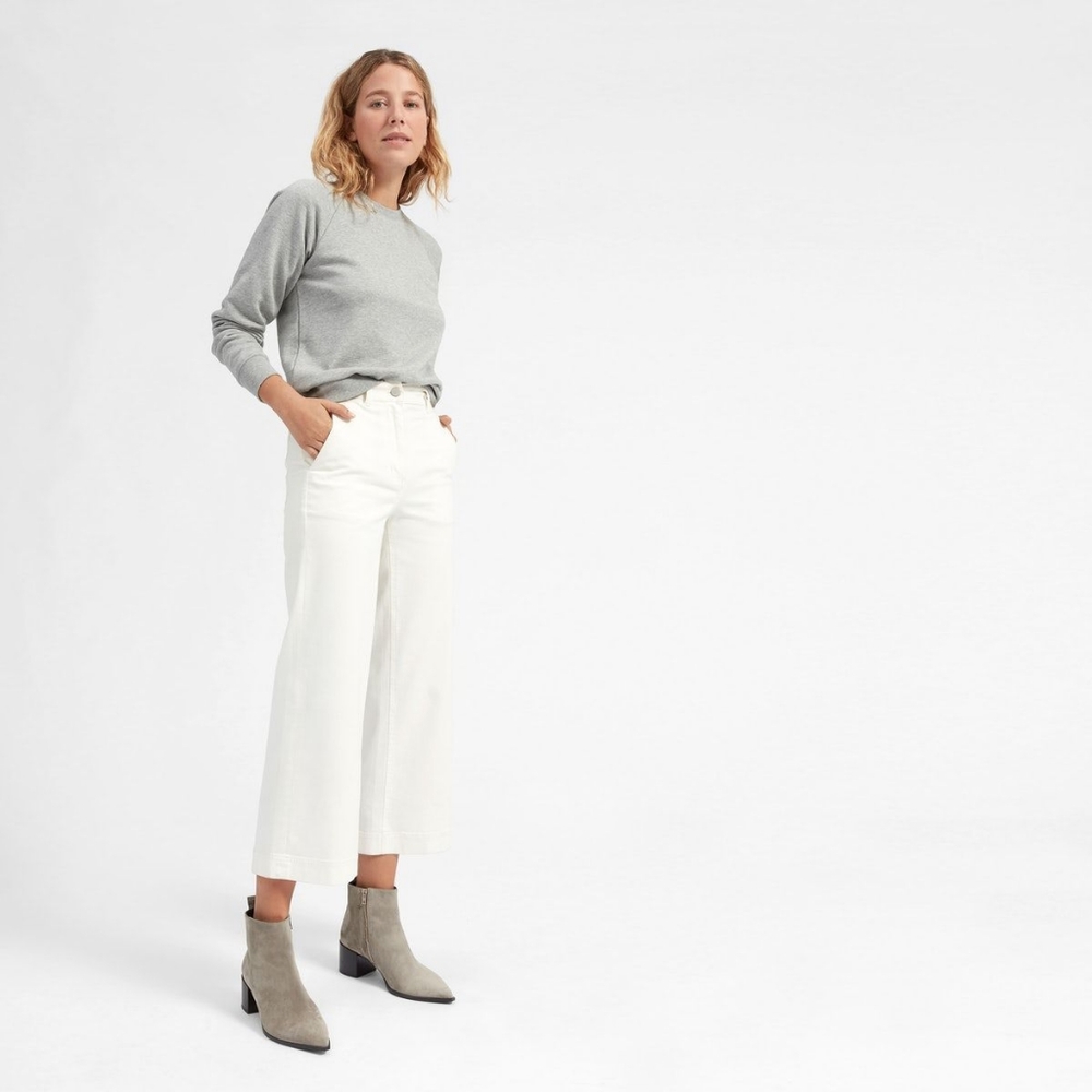 Everlane Gray Ankle Boots